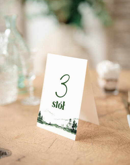  Nowoczesne prosta forma  Eleganckie numerki na stół weselny, numeracja stołów weselnych, proste i delikatne numerki na stoły weselne, dekoracja stołu weselnego 