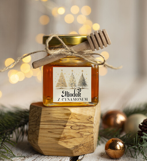  MIODY KONFITURY SOKI Drobne prezenty dla firm miód z maliną i miodownikiem , drobne upominki na święta dla pracowników