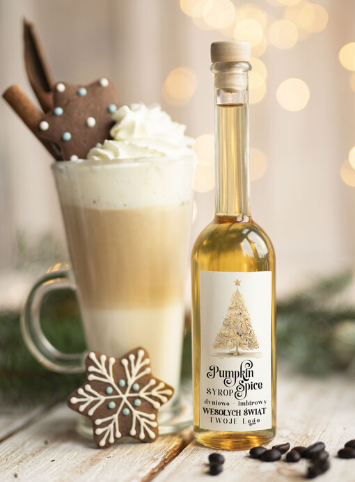  MIODY KONFITURY SOKI Syrop do kawy Pumpkin Spice Dyniowy  biznesowe Upominki firmowe dla pracowników