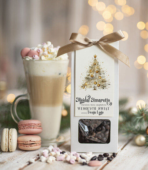  HERBATA KAWA Drobne prezenty dla firm na boże narodzenie kawa ameretto, drobne upominki na święta dla pracowników, świąteczna kawa dla pracowników i kontrahentów