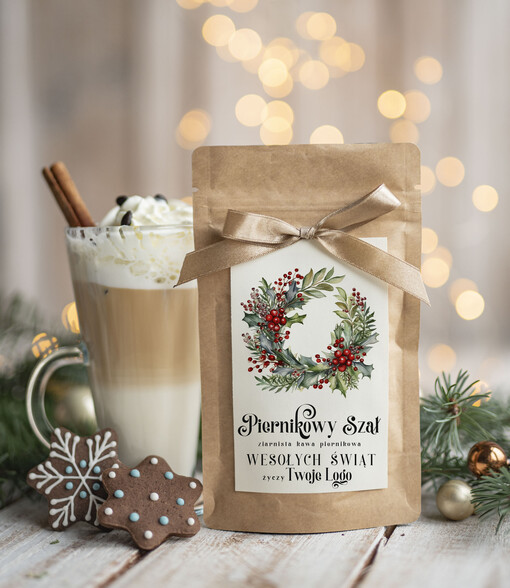  HERBATA KAWA Drobne prezenty dla firm na boże narodzenie kawa piernikowa, drobne upominki na święta dla pracowników, świąteczna kawa dla pracowników i kontrahentów