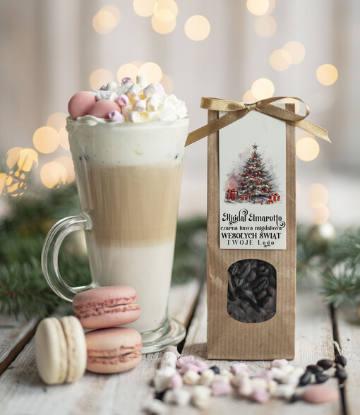  HERBATA KAWA Drobne prezenty dla firm na boże narodzenie kawa ameretto, drobne upominki na święta dla pracowników, świąteczna kawa dla pracowników i kontrahentów