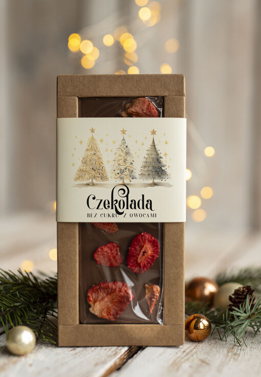  CZEKOLADA/ pralinki/ bomboniery Drobne prezenty dla firm ręcznie robiona czekolada, Czekolada świąteczna bez cukru z logo, drobne upominki na święta dla pracowników, świąteczne gadżety  kontrahentów,