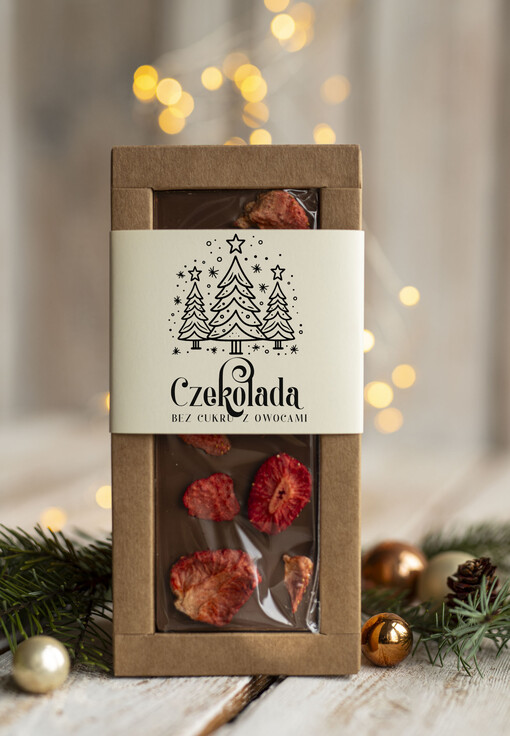  CZEKOLADA/ pralinki/ bomboniery Drobne prezenty dla firm ręcznie robiona czekolada, Czekolada świąteczna bez cukru z logo, drobne upominki na święta dla pracowników, świąteczne gadżety  kontrahentów,