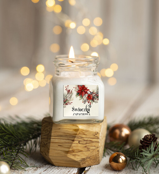  ŚWIECZKI prezenty biznesowe dla firm drobne upominki na święta dla pracowników świąteczne gadżety dla pracowników i kontrahentów, prezent na święta świeca zapachowa