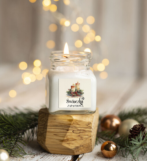  ŚWIECZKI prezenty biznesowe dla firm drobne upominki na święta dla pracowników świąteczne gadżety dla pracowników i kontrahentów, prezent na święta świeca zapachowa