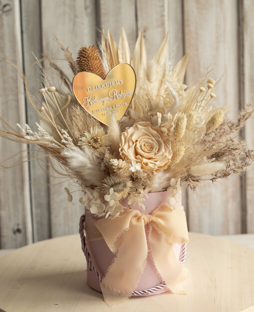  Kompozycje Kwiatowe / Flowerboxy piękne podziękowania dla rodziców