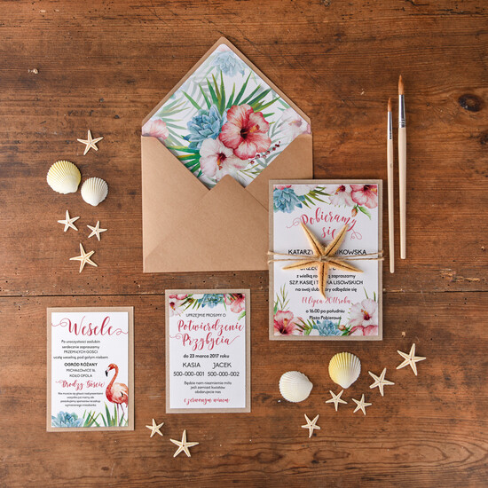 Zaproszenia ślubne morskie / marine spersonalizowane zaproszenia ślubne marine dla miłośników morza i wody   69/cc/z