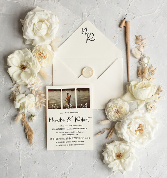 Zaproszenia ślubne Ze zdjęciem  zaproszenia i zawiadomienia na ślub, zaproszenia slubne ze zdjeciem, minimalistyczne zaproszenia na  05/zdj/z
