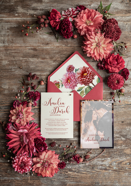 Zaproszenia ślubne Ze zdjęciem  nietypowe zaproszenia weselne fotozaproszenia Wasze zdjęcie  01/fotokal/z