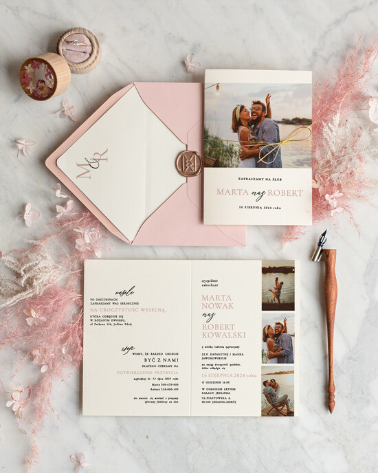 Zaproszenia ślubne Ze zdjęciem  nowoczesne zaproszenia na ślub, zaproszenia ślubne ze zdjęciem 02/foto2/z