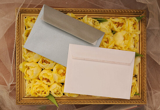 Zaproszenia ślubne dodatkowe koperty bileciki perłowa koperty do zaproszeń wykonywane ręcznie 01/perła/kop