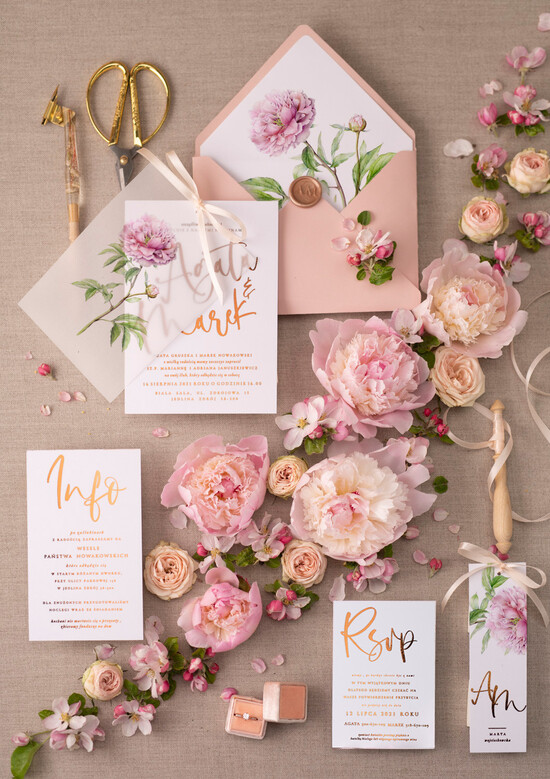 Zaproszenia ślubne Złote Glamour nowoczesne zaproszenia ślubne, glamour złota i srebrna folia 2/glamk/z