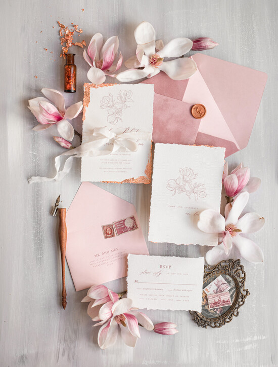 Zaproszenia ślubne Złote Glamour Darte zaproszenia ślubne z płatkami złota, delikatne zaproszenia na ślub ze złotem, zaproszenie glam 01/wrzlKOPw/z