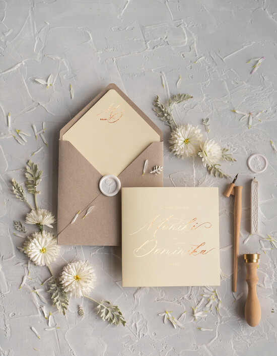 Zaproszenia ślubne Złote Glamour orginalne zaproszenia ślubne luksusowe złote i błyszczące składane zaproszenia ślubne 01/goldSK/z