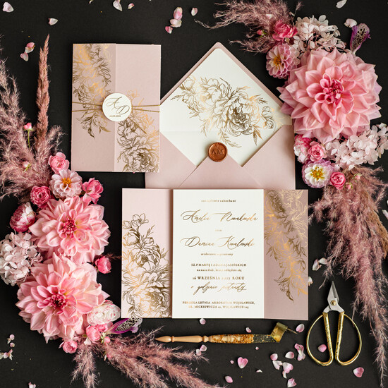 Zaproszenia ślubne Złote Glamour nowoczesne zaproszenia ślubne , złote litery na zaproszeniach ślubnych, zaproszenia slubne glamour  01/goldSKLtag/z