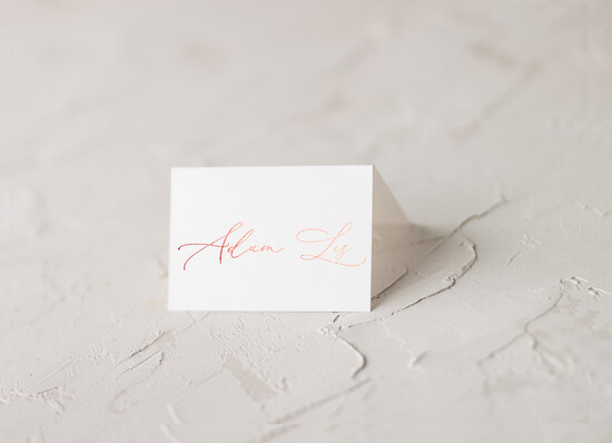 Winietki glamour ślubne winietki wizytówki dla gości weselnych, rose gold lub złote 02/foldg/w