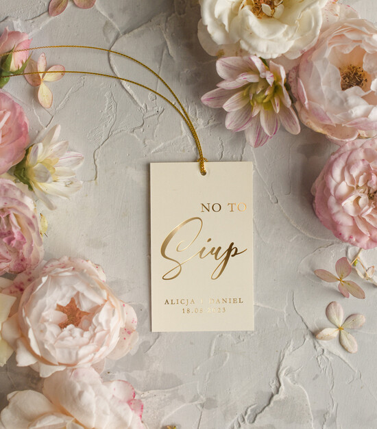 Zawieszki na butelki glamour etykiety na butelki weselne, złote śmieszne teksty, złote zawieszki na alkohol, ślubne zawieszki na  19/goldskl3szn/zw