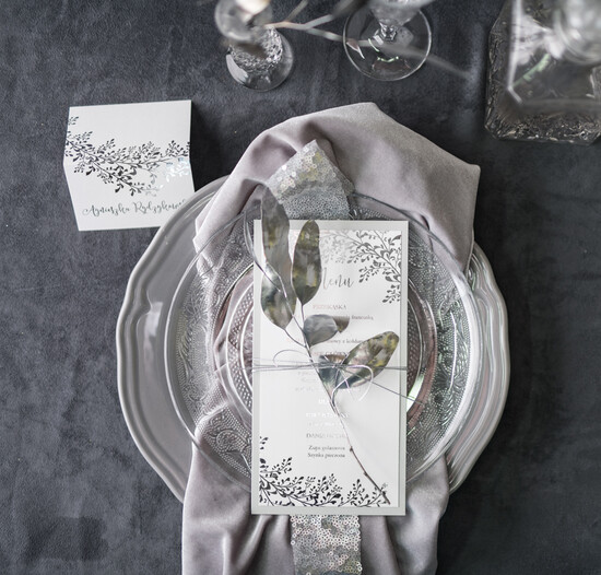 Menu glamour menu weselne na stoły karta dań weselnych, złote i eleganckie na klasyczne wesele 06/Glz3/m