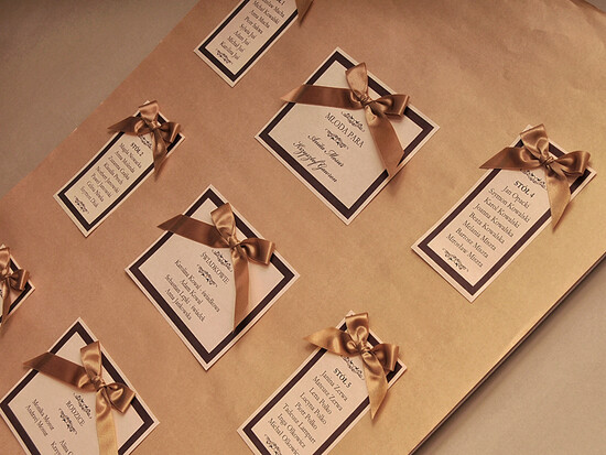 Plany stołów plan stołu plakat  planer ślubny plan usadzenia gości na weselu 18/ce/pls