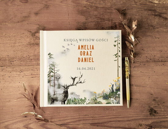 Księgi wpisów gości Rustykalne/retro księgi pamiątkowe i albumy na wpisy gości weselnych, rustykalne dopasowane do waszego stylu 1/LAS/kwg