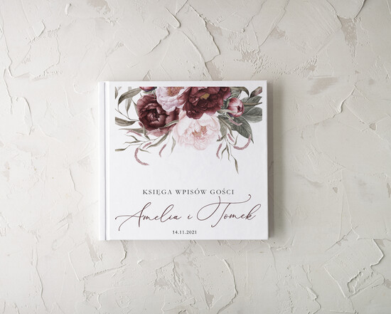 Księgi wpisów gości Rustykalne/retro ksiega gosci weselnych z ankietami wybierz swoje kartki, rustykalne dopasowane do waszego stylu 33/CBw/kwg