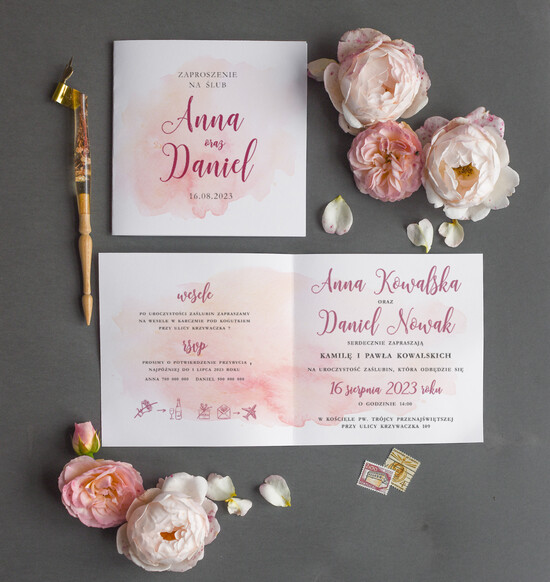 Zaproszenia ślubne Rustykalne i Natura zaproszenia i zawiadomienia na ślub, eko w rustykalnym stylu na wesele w plenerze 27/CB/z