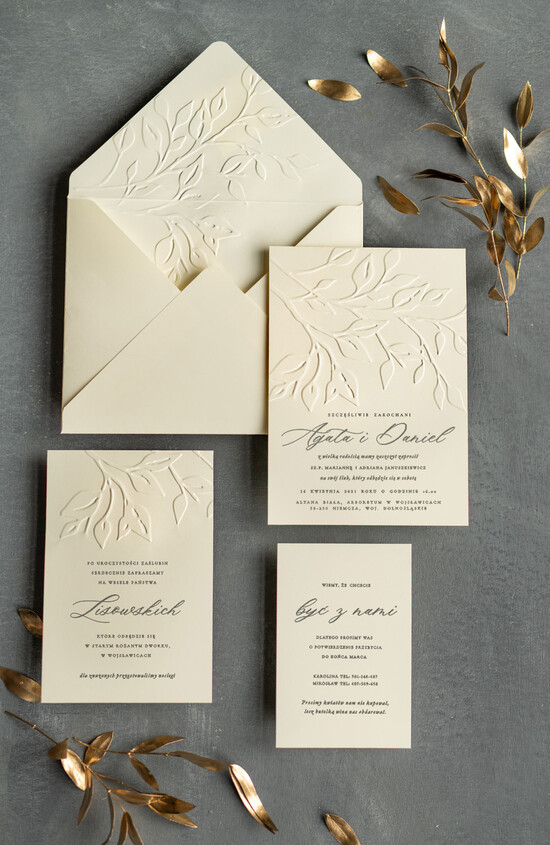 Zaproszenia ślubne Rustykalne i Natura wyjatkowe zaproszenia weselne w stylu rustykalnym na wesele i ślub cywilny, zaproszenia ślubne wytła 01/włn/z