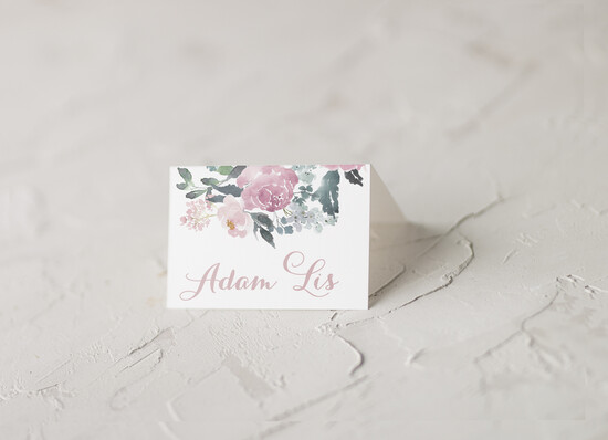 Winietki rustykalne eleganckie winietki na stół weselny wizytówki ślubne, w stylu rustykalnym 3/CB/w