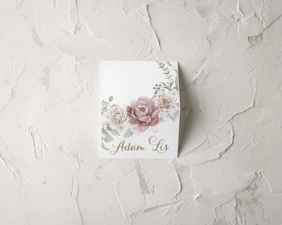 Winietki rustykalne karteczki ślubne winietki weselne, eko rustykalne 17/CB/w