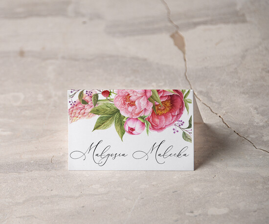 Winietki rustykalne ślubne winietki na stół weselny, rustykalne ekologiczne 22/CBw/w