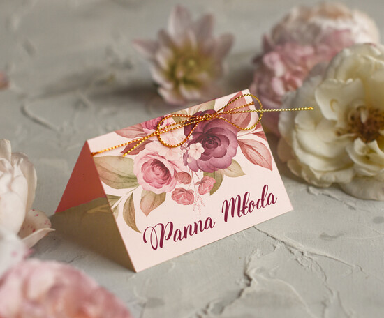 Winietki rustykalne winietki ślubne wizytówki dla gości weselnych, rustykalne winietki na ślub 01/kalkaws/w