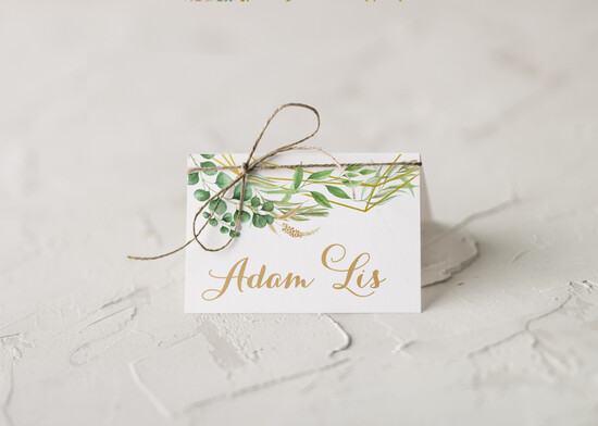 Winietki rustykalne rustykalne winietki wizytówki dla gości weselnych w stylu rustykalnym   2/CB/w