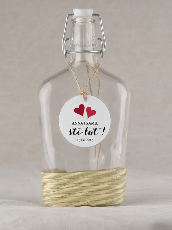 Zawieszki na butelki rustykalne zawieszka na alkohol weselny, rustykalne śmieszne treści 25/rstSZN/zwo