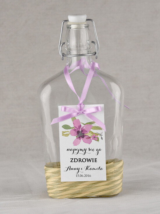 Zawieszki na butelki rustykalne etykieta na alkohol weselny, rustykalne śmieszne treści 26/rstPOz/zw