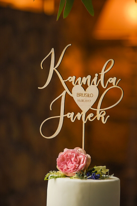 Figurki na tort / cake topper statuetki drewniane statuetki na tort    01/GlgA1/ST