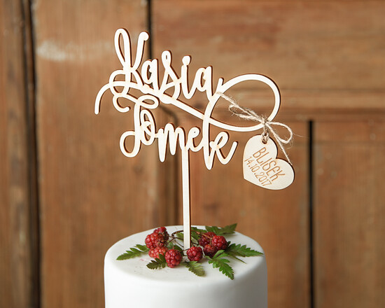 Figurki na tort / cake topper statuetki drewniane figurki na tort weselny    22/rsstn/ST