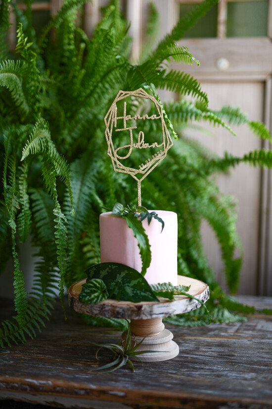 Figurki na tort / cake topper statuetki Brokatowe figurki na tort weselny    100/glitt/st