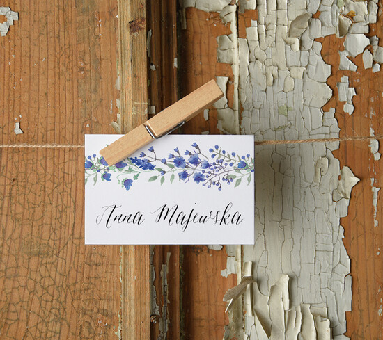 Winietki Boho/etno/pióra winietki ślubne wizytówki na stół weselny 09/BHsz1/wKL