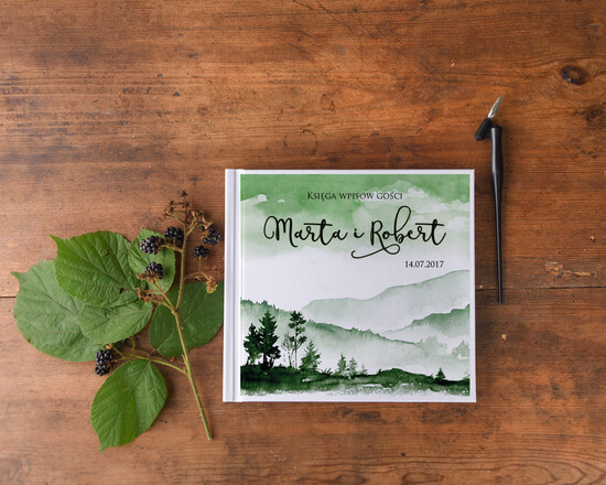 Księgi wpisów gości Boho/etno/pióra ksiega gosci weselnych z ankietami wybierz swoje kartki, rustykalne glam wasze imiona i data 57/ccs/kwg