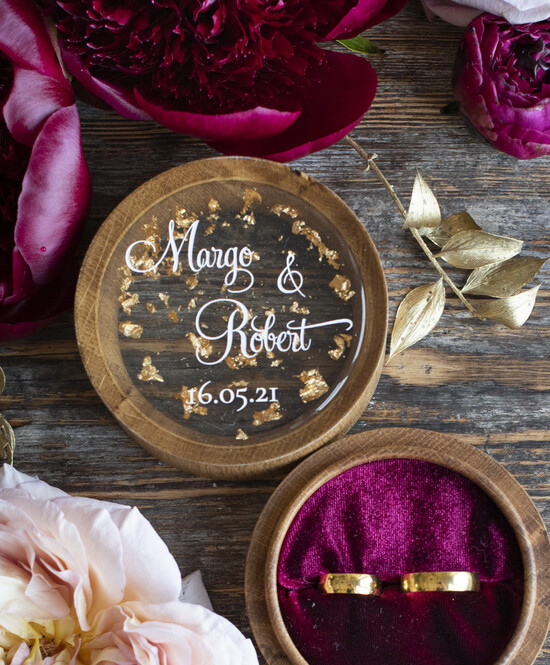 Pudełka Szkatułki na Obrączki szkatułki pudełeczko na obrączki ślubne wasze imiona , pudełeczko na obraczki slubne z przeźroczystym wieczkie 92/pudkwia/szk