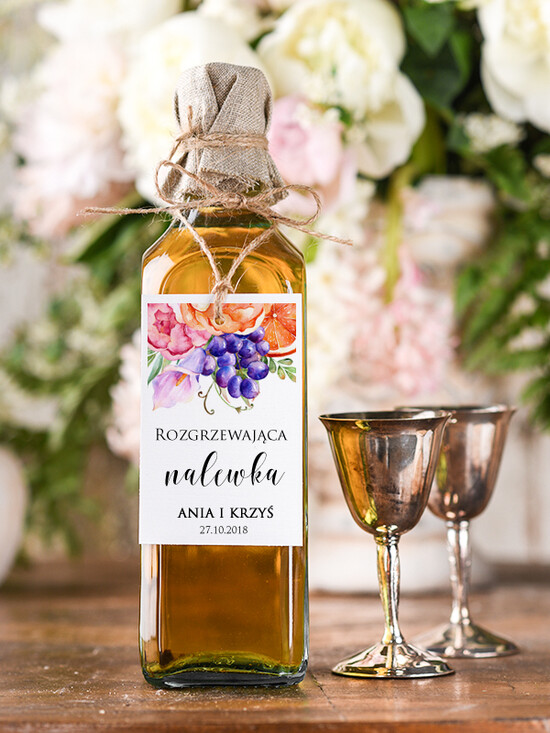 Zawieszki na butelki boho/etno/pióra zawieszki na alkohol weselny, boho wasza tresc 47/cc/zw