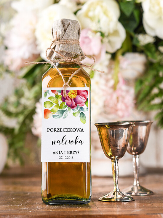 Zawieszki na butelki boho/etno/pióra zawieszki na nalewki weselne, boho smieszna tresc 51/cc/zw