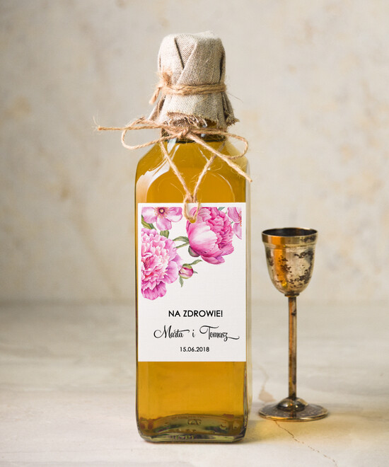 Zawieszki na butelki boho/etno/pióra zawieszki ślubne na butelki, boho wasza tresc 82/ccs/zw