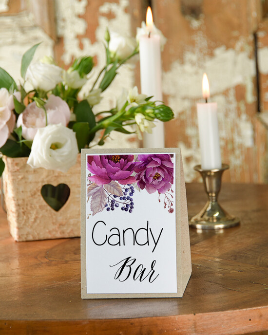 Numery na stół Boho/Etno/Pióra numerek stojak na stół weselny, w stylu boho kwiatowe wzory 03/BHszK/nrS