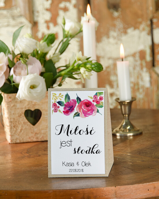 Numery na stół Boho/Etno/Pióra numerek na stół weselny, pióra kwiaty boho stylowe 25/bhSZ/nrS