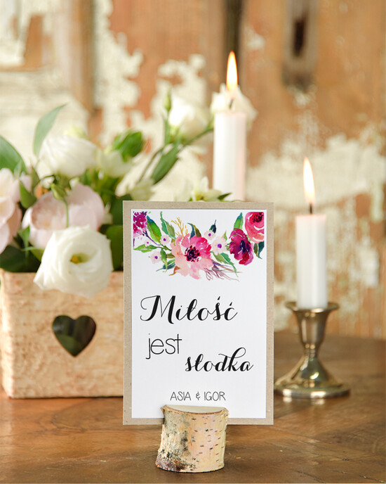 Numery na stół Boho/Etno/Pióra numerki na stoliki ślubne, boho styl usadzenie gości 26/bhSZ/nr