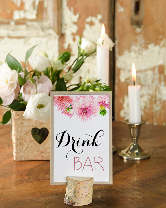 Numery na stół Rustykalne numerki na stoliki ślubne, rustykalne inspirowane naturą 02/rstECO/nr