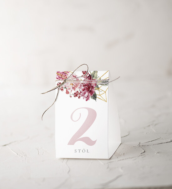 Numery na stół Rustykalne numerek na stół weselny, styl rustykalny prostota i minimalizm 8/CB/nrS