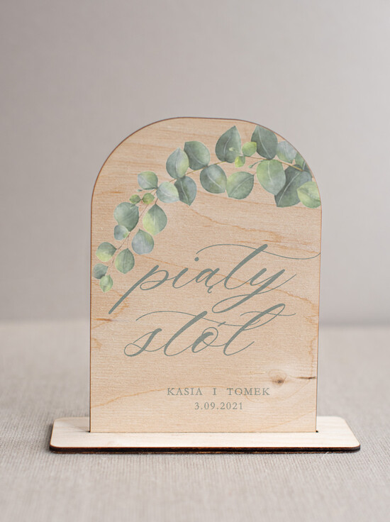 Numery na stół Rustykalne stojak numerek na stół gości weselny styl rustykalny prostota i minimalizm numerek dekoracja na stół 05/drser/nrS